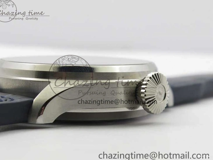 MIROTIME 0116 Supportive Big Pilot IW501008 “Boutique London” SS ZF Best Edition Blue Dial on Blue Leather Strap A 7106